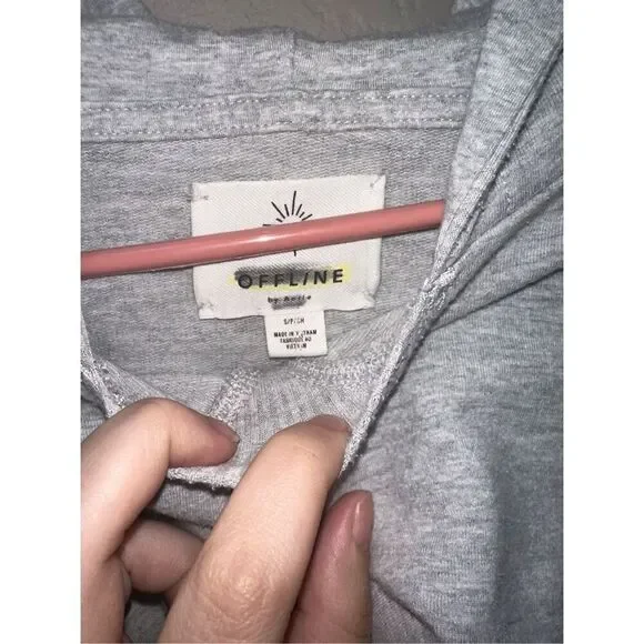 Offline by Aerie Cropped Hoodie - Picture 4 of 8